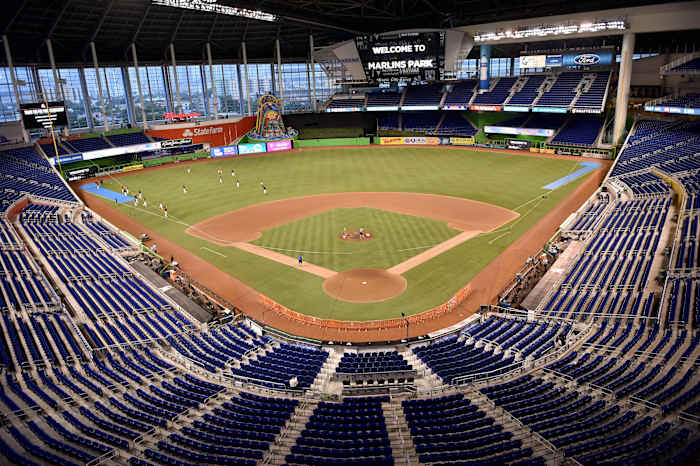 General view of Marlins Park